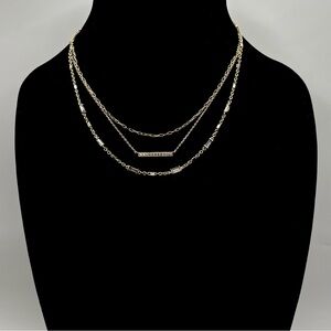 Kendra Scott Addison Multi-Strand Layered Gold Necklace
